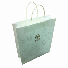 Белая крафт-бумага для покупок с логотипом